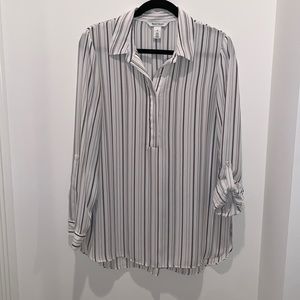 White House Black Market Long Blouse